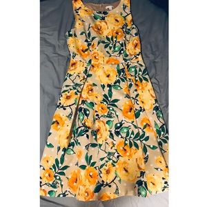 Floral and polka dot dress - New York and Company